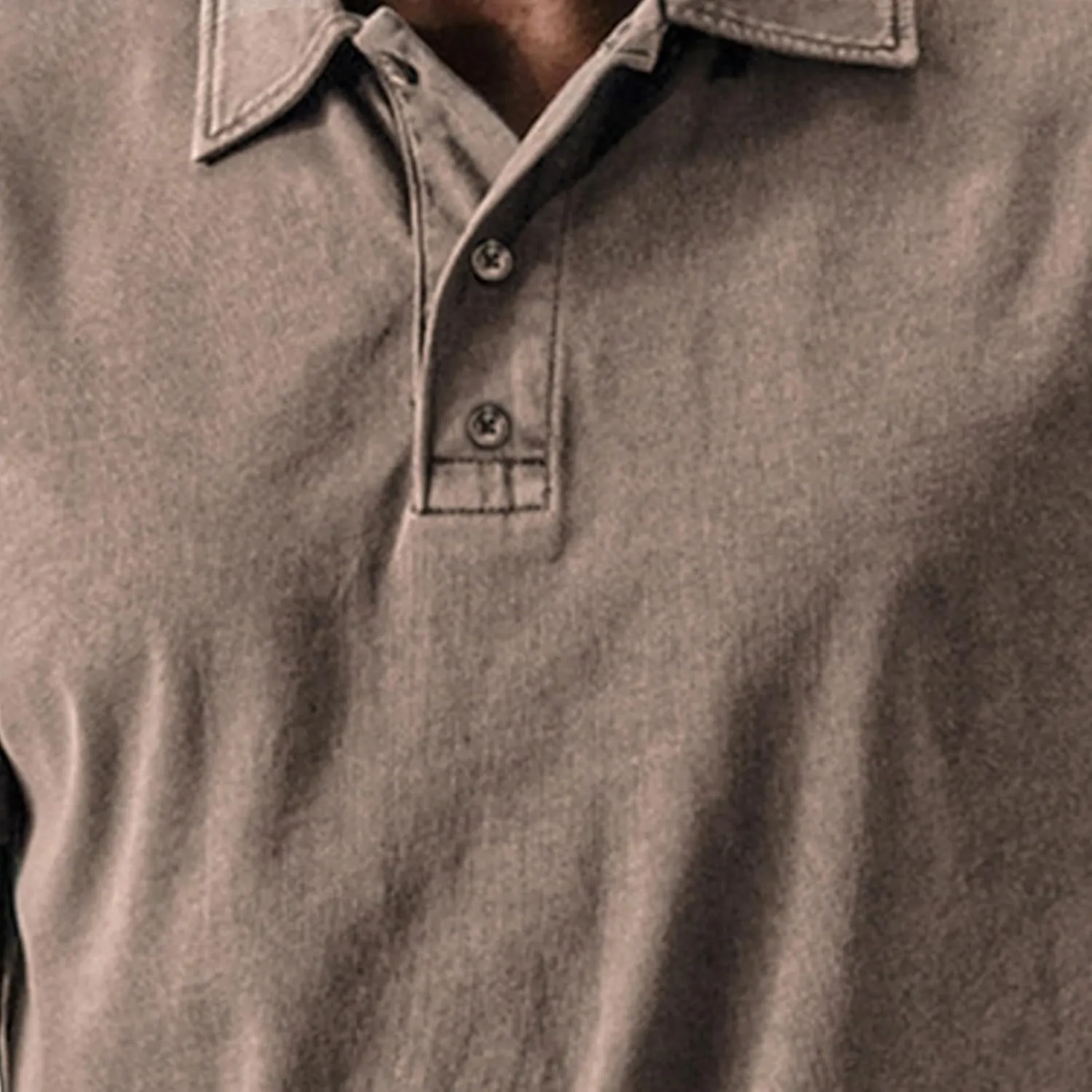 Mens Pique Polo Shirts Vintage Summer Washed Cotton T-Shirt Quick Dry Short Sleeve Tactical Shirt Jersey Baseball Tees