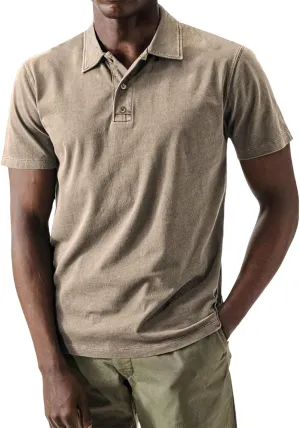 Men's Polo Shirts Short Sleeve Moisture Wicking Polo T-Shirts Performance Athletic Quick Dry Collared UPF 50  T Shirt