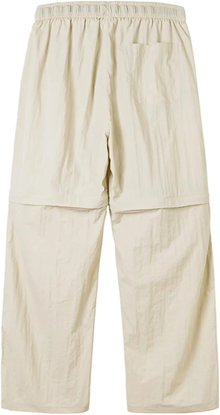 Men's Quick Drying Cargo Pants Lightweight Hiking Pants Convertible Stretch Pants Climbing Plain Pants Basic Pants