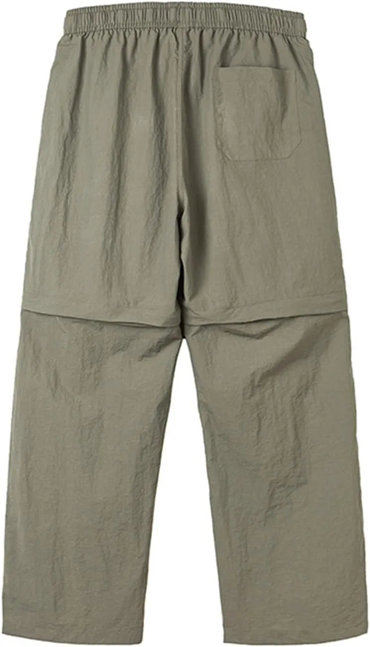 Men's Quick Drying Cargo Pants Lightweight Hiking Pants Convertible Stretch Pants Climbing Plain Pants Basic Pants