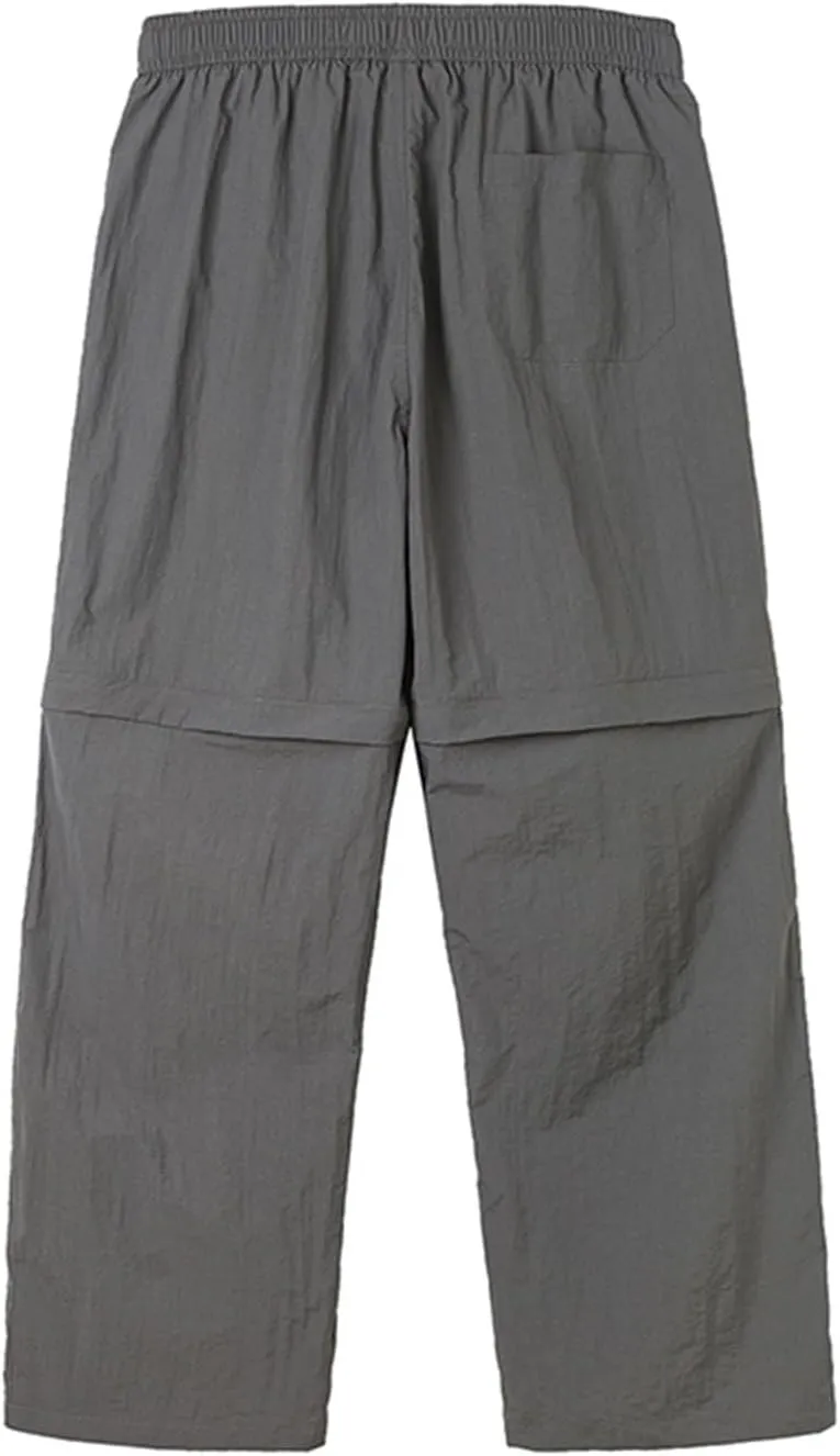 Men's Quick Drying Cargo Pants Lightweight Hiking Pants Convertible Stretch Pants Climbing Plain Pants Basic Pants