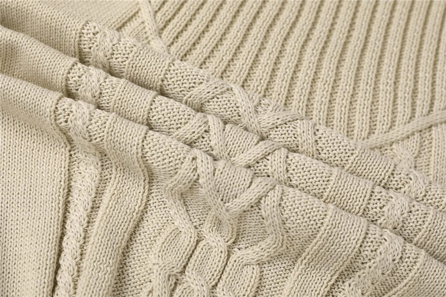 Men's Shawl Collar Pullover Sweater Casual Button Cable Knit Sweaters