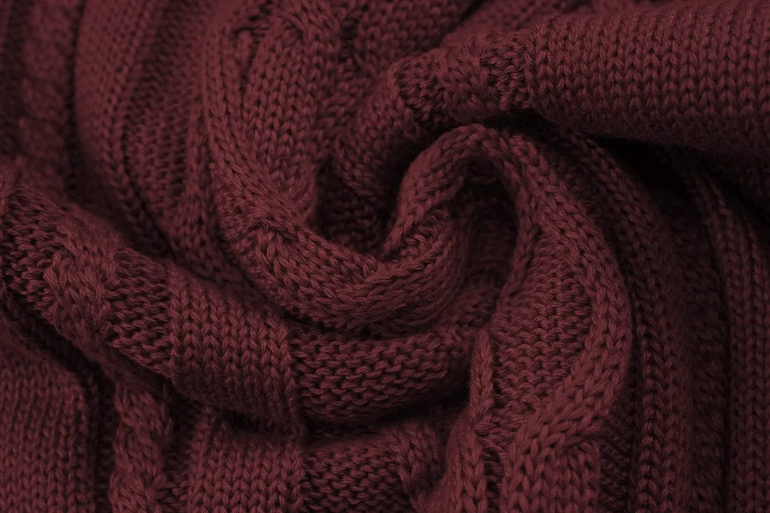 Men's Shawl Collar Pullover Sweater Casual Button Cable Knit Sweaters
