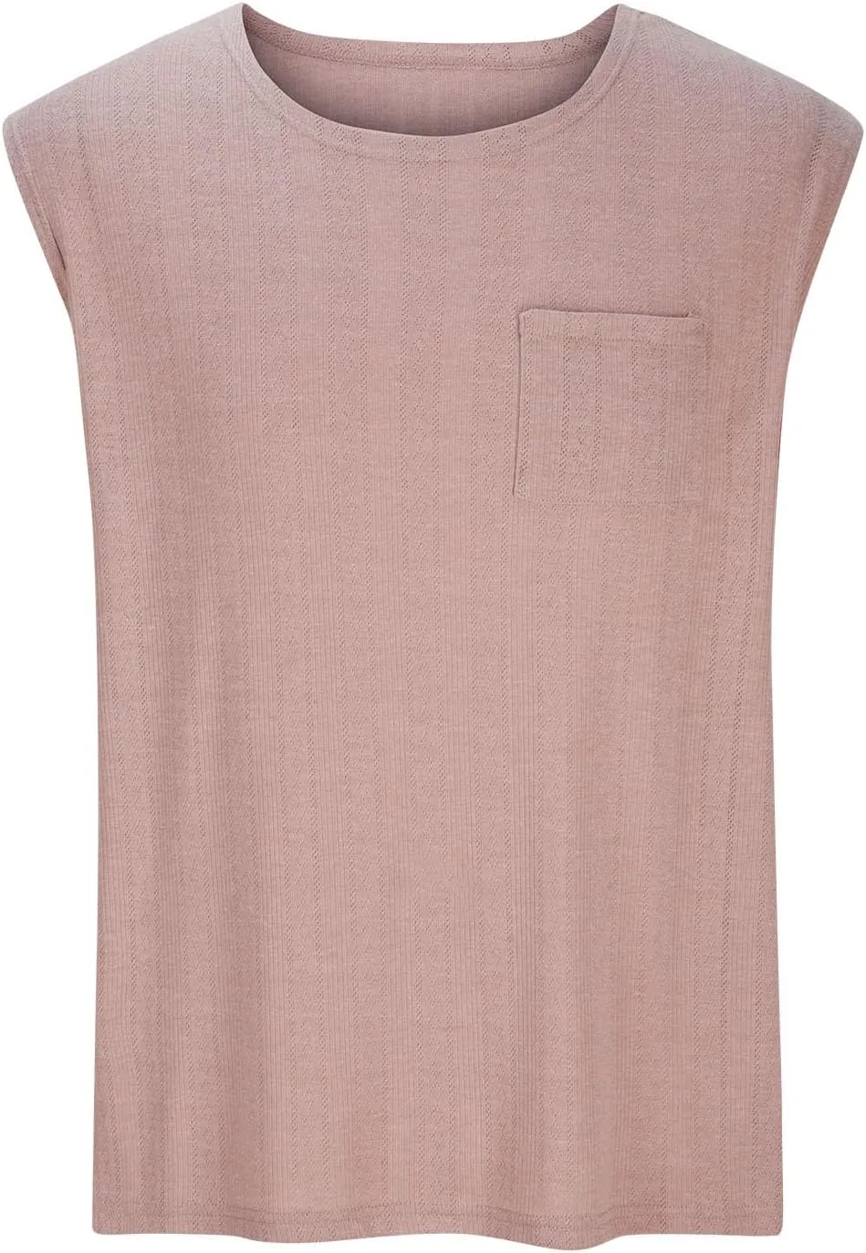 Mens Solid Colour Quick Dry Tank Tops Casual Lightweight Summer Tees Moisture-Wicking Breathable Shirts for Gym 2025