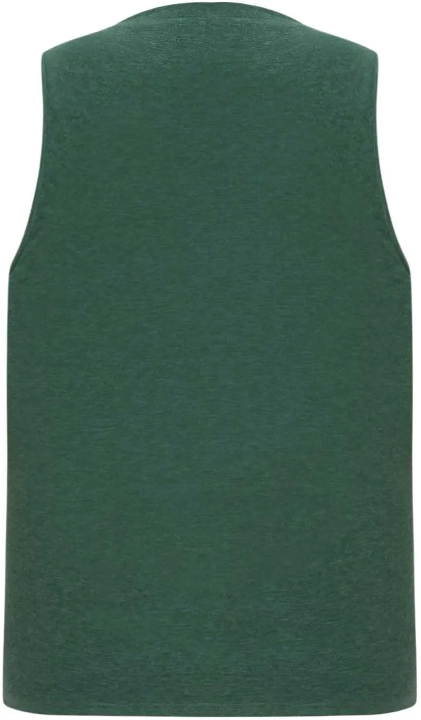 Mens Solid Colour Quick Dry Tank Tops Casual Lightweight Summer Tees Moisture-Wicking Breathable Shirts for Gym 2025