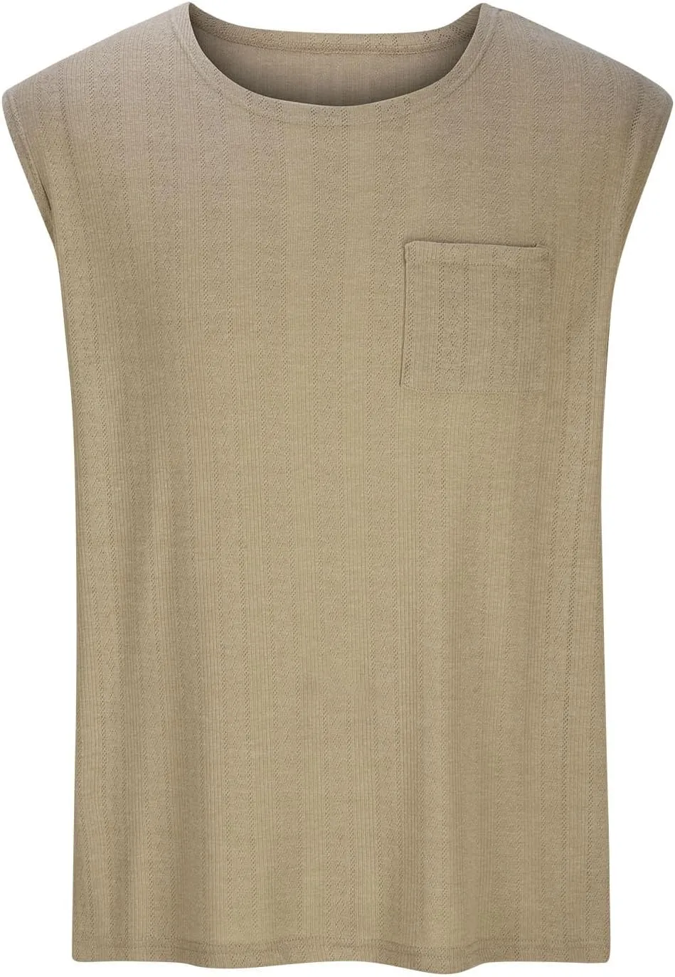 Mens Solid Colour Quick Dry Tank Tops Casual Lightweight Summer Tees Moisture-Wicking Breathable Shirts for Gym 2025