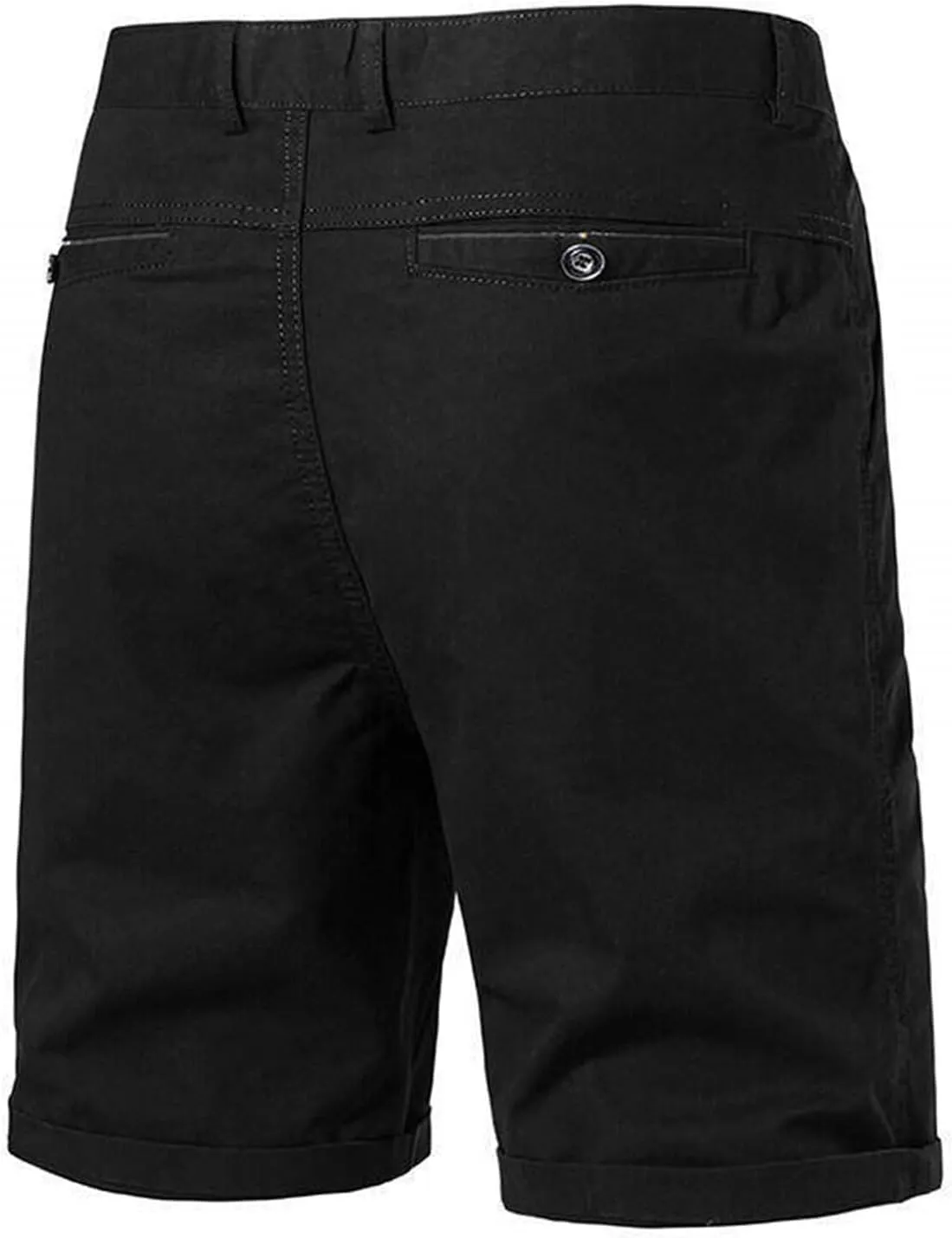 Men's Stretch Chino Short Performance Relaxed Fit Cargo Shorts Summer Lightweight Outdoor Hiking Short with Pocket