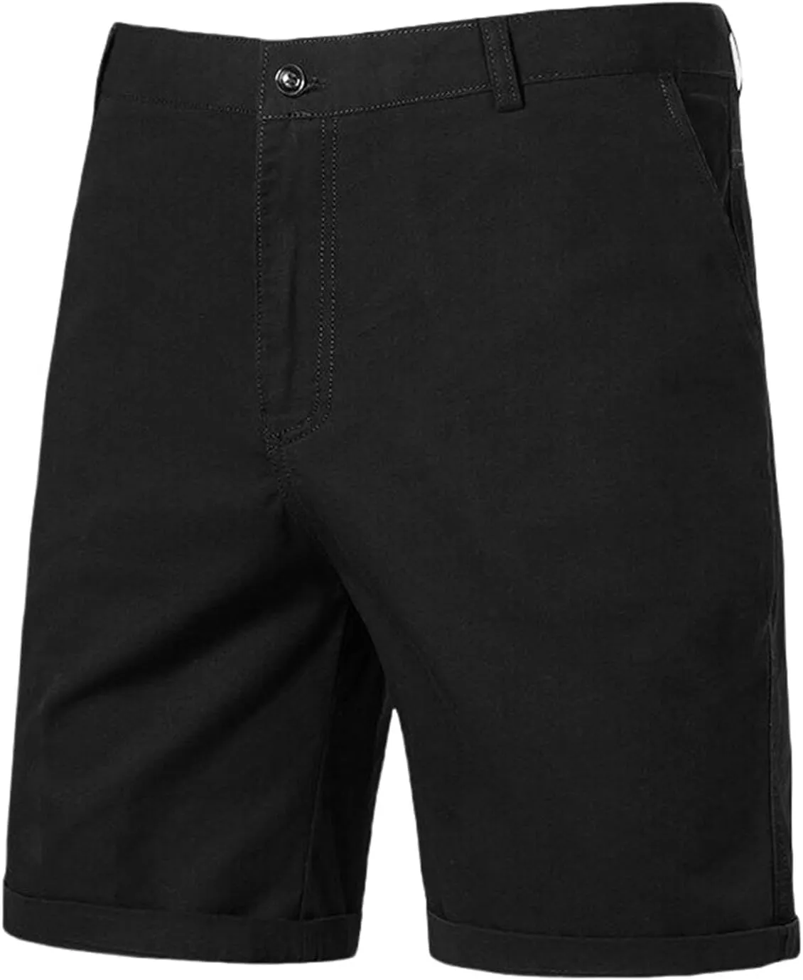Men's Stretch Chino Short Performance Relaxed Fit Cargo Shorts Summer Lightweight Outdoor Hiking Short with Pocket