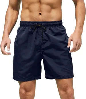 Men's Sweat Shorts Athletic Shorts 7 Inch Workout Gym Running Elastic Waist Drawstring Quick Dry Beach Shorts