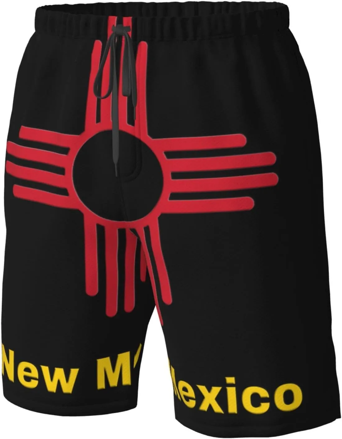 Men's Swim Trunks Beach Shorts Quick Dry Running Shorts Comfortable Loose Shorts Swimsuit Pants with Pockets