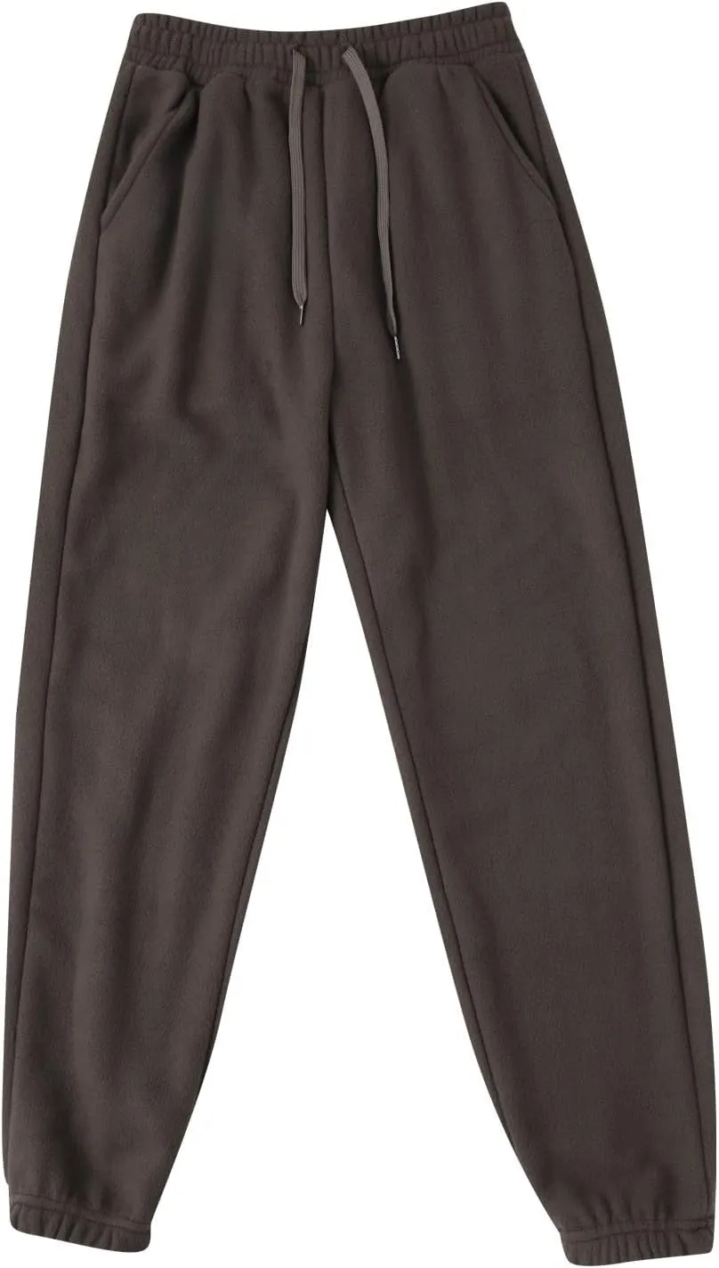 Mens Tapered Sweatpants Fleece Lined Athletic Pants Workout Trousers Outdoor Sports Running Sweatpants Spring Pants