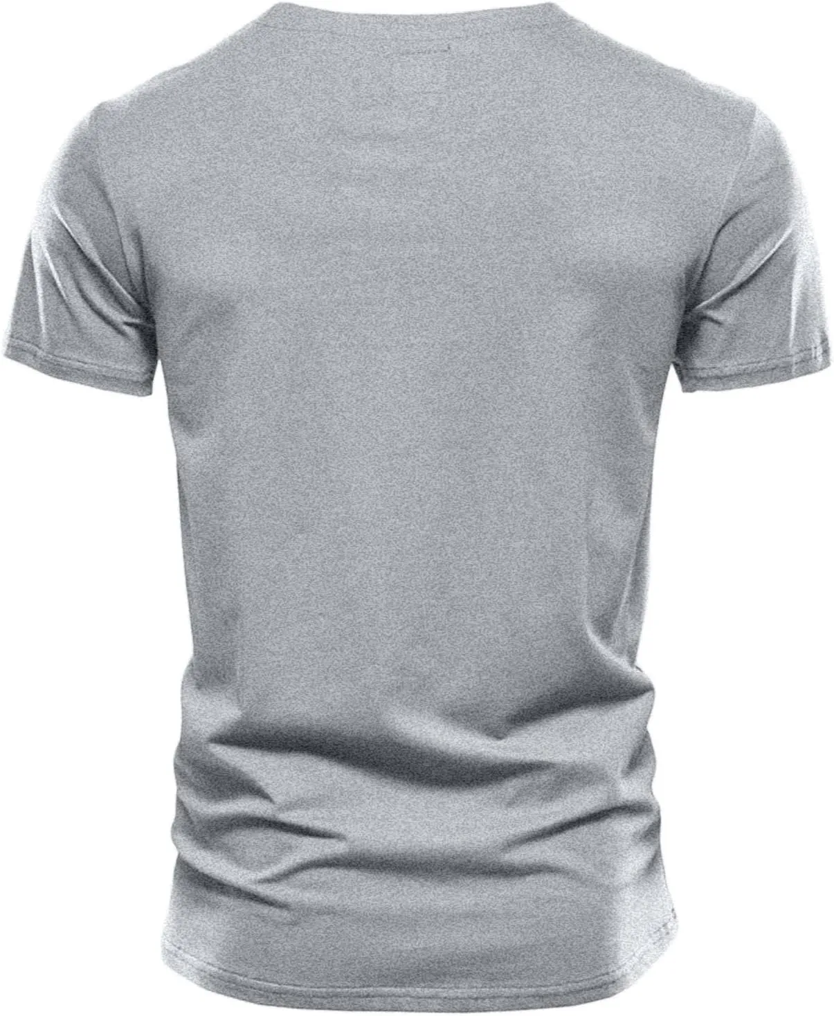 Men's V Neck Cotton T-Shirts Big and Tall Comfy Short Sleeve Summer Casual Tee Tops Solid Casual Basic T Shirts Trendy