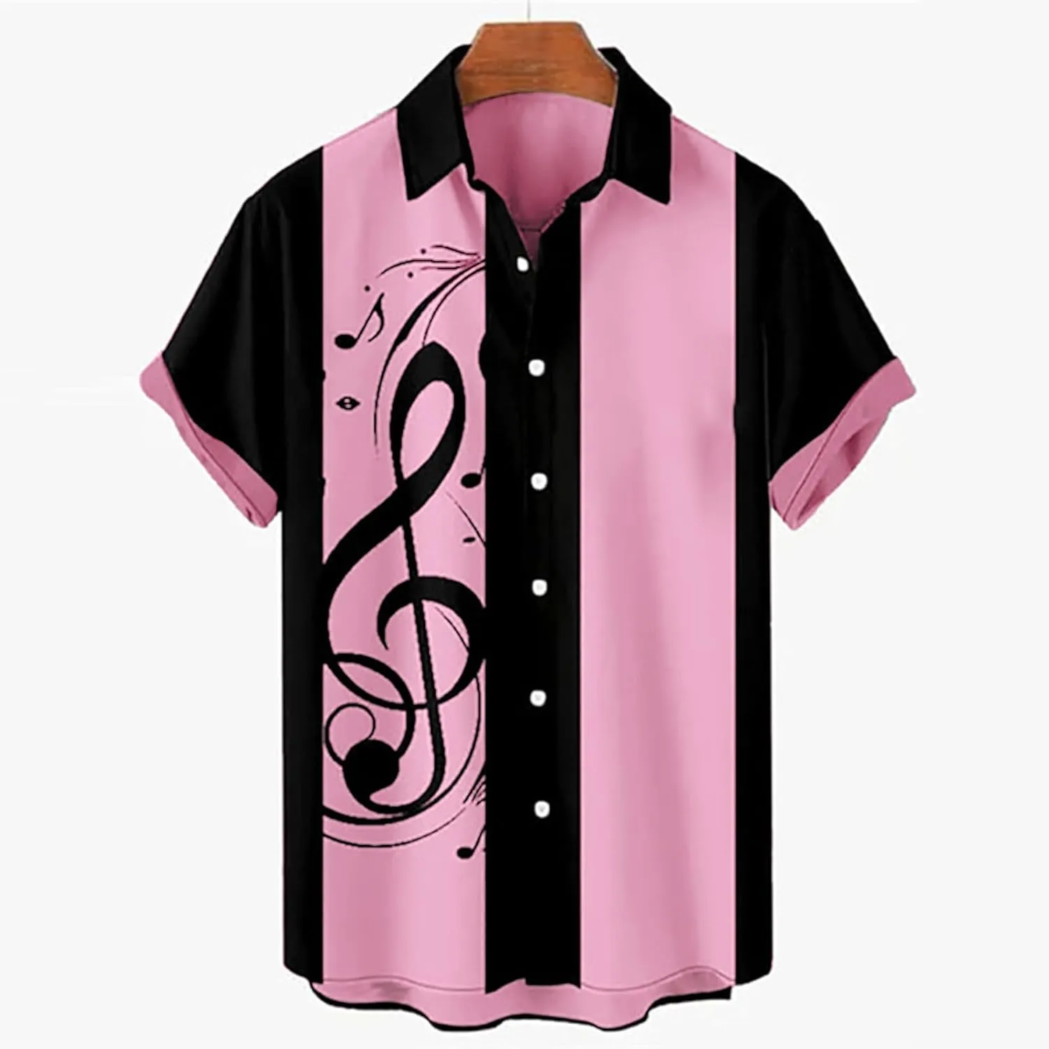Men's Vintage Bowling Shirt Camp Collar Button Down Hawaiian Shirts Lightweight Quick Dry Summer Beach Wedding Blouse