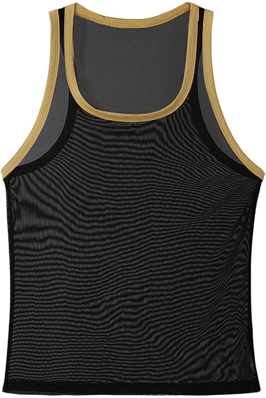 Men's Workout Tank Tops Quick Dry Sleeveless Square Neck Vest Lightweight Moisture Wicking Gym Workout Muscle Shirts