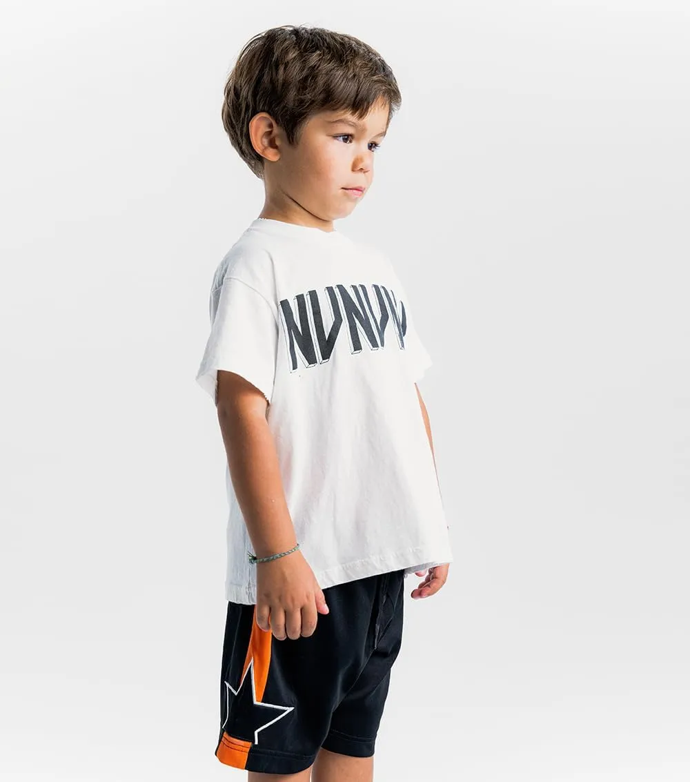 NUNUNU Short Sleeve T-Shirt for Kids, Girls and Boys. Unisex, 100% Cotton, Fun Print
