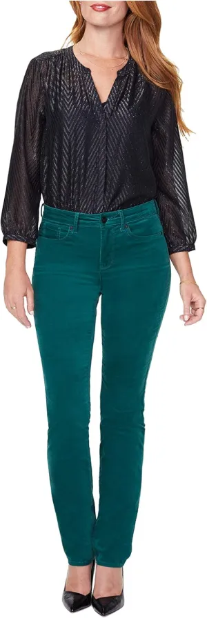 NYDJ Womens Petite Sheri Slim Jeans - Slimming & Flattering Fit