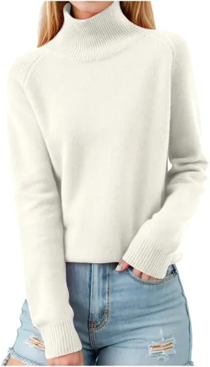 Oversized Sweater Fall Knit Sweaters Chunky Knit Sweaters for Women Beige Sweater Woman Sweaters