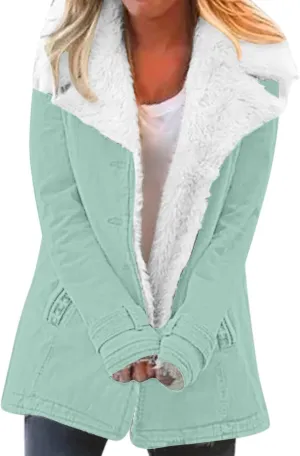 SHAOBGE Sweater Coat for Women Women Casaul Winter Fashionable Long Sleeve Solid Pocket Cardigan Button Top Unforgotten