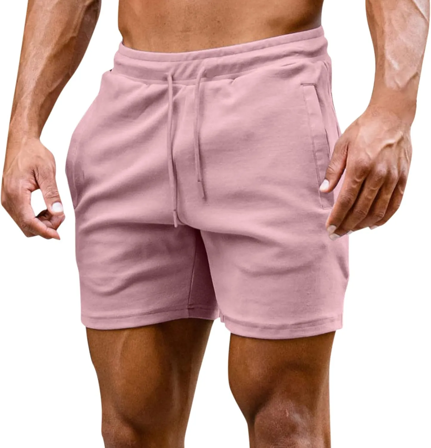 Shorts Men Casual,Men's Sport Fashion Cargo Pants Straight Leg Loose Shorts Beach Pants Workout Cotton Shorts