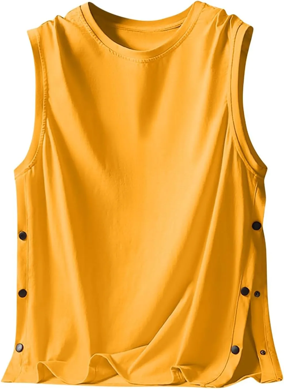 Solid Colour Men Quick Dry Muscle Tank Tops Cooling Performance Fabric 2025 Nonslip Breathable Shirts for Beach Style