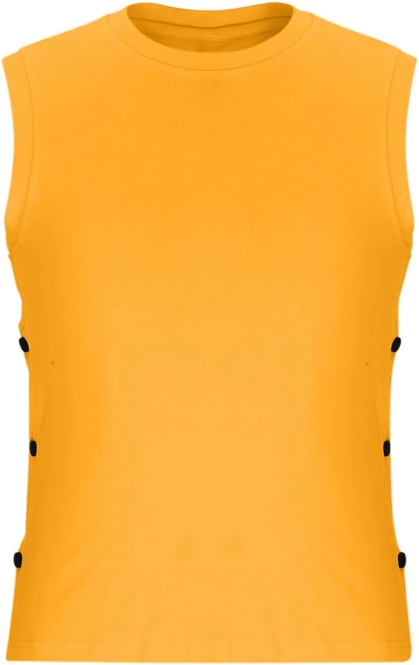 Solid Colour Men Quick Dry Muscle Tank Tops Cooling Performance Fabric 2025 Nonslip Breathable Shirts for Beach Style