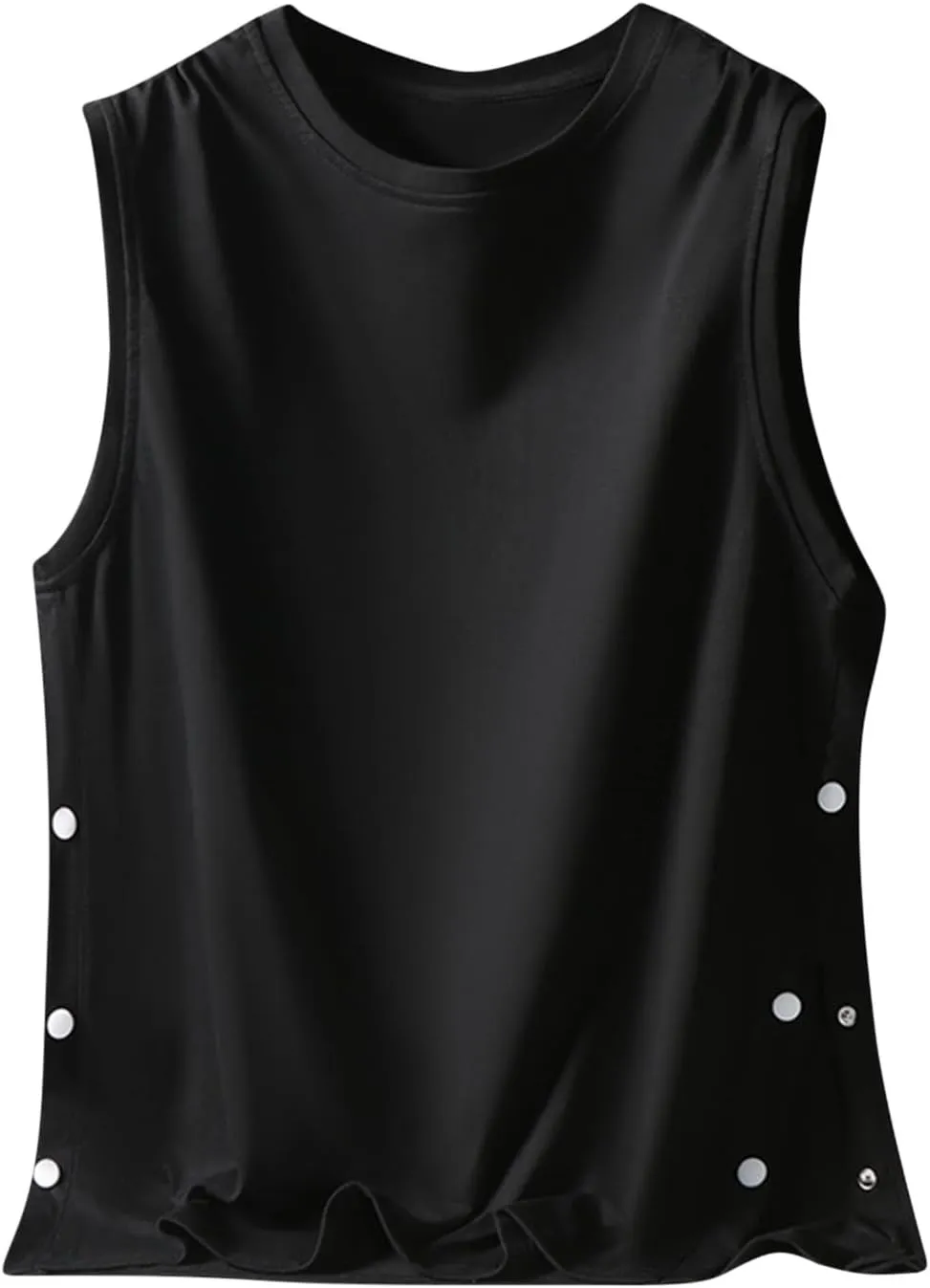 Solid Colour Men Quick Dry Muscle Tank Tops Cooling Performance Fabric 2025 Nonslip Breathable Shirts for Beach Style
