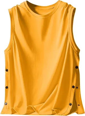 Solid Colour Men Quick Dry Muscle Tank Tops Cooling Performance Fabric 2025 Nonslip Breathable Shirts for Beach Style