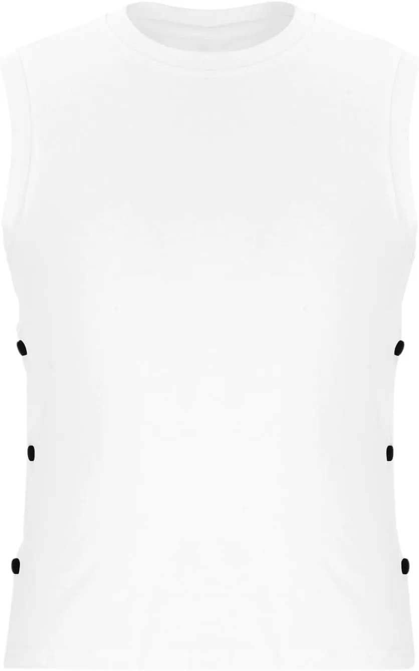 Solid Colour Men Quick Dry Muscle Tank Tops Cooling Performance Fabric 2025 Nonslip Breathable Shirts for Beach Style