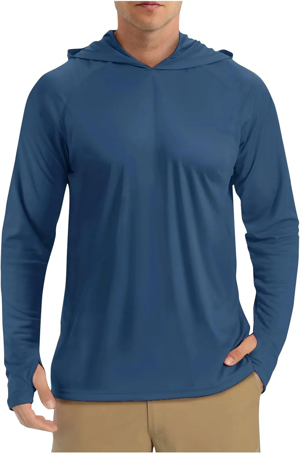 Sun Shirts for Men Hoodie UV Protection Breathable Long Sleeve Shirts Lightweight Quick Dry SPF Hiking Fishing Shirts