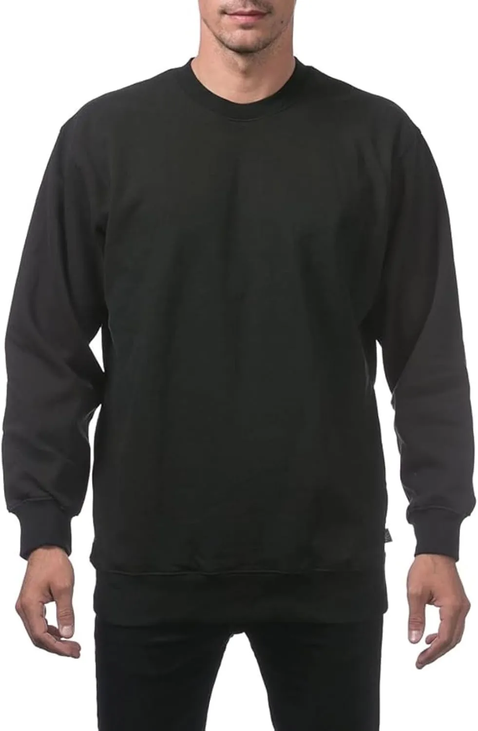 Sweatshirts for Men Long Sleeve Crewneck Sweatshirt Loose Casual Fashion Outerwear Plain Daily Versatile Pullover Tops