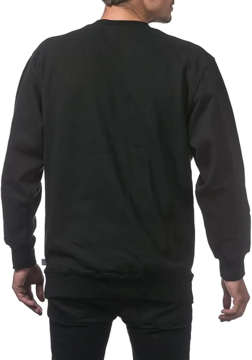 Sweatshirts for Men Long Sleeve Crewneck Sweatshirt Loose Casual Fashion Outerwear Plain Daily Versatile Pullover Tops
