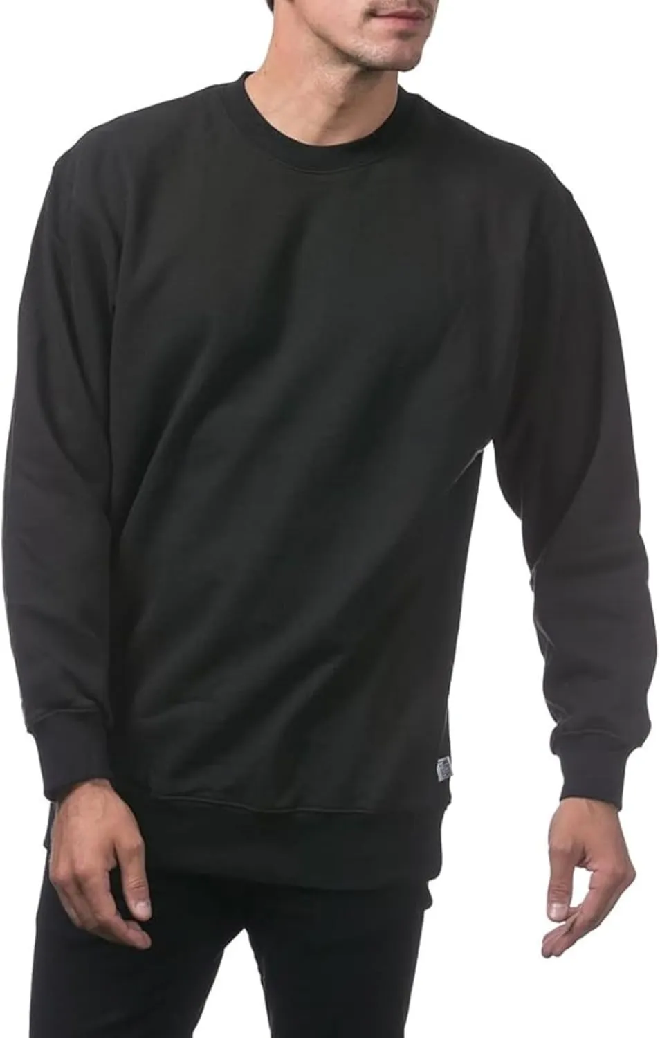 Sweatshirts for Men Long Sleeve Crewneck Sweatshirt Loose Casual Fashion Outerwear Plain Daily Versatile Pullover Tops