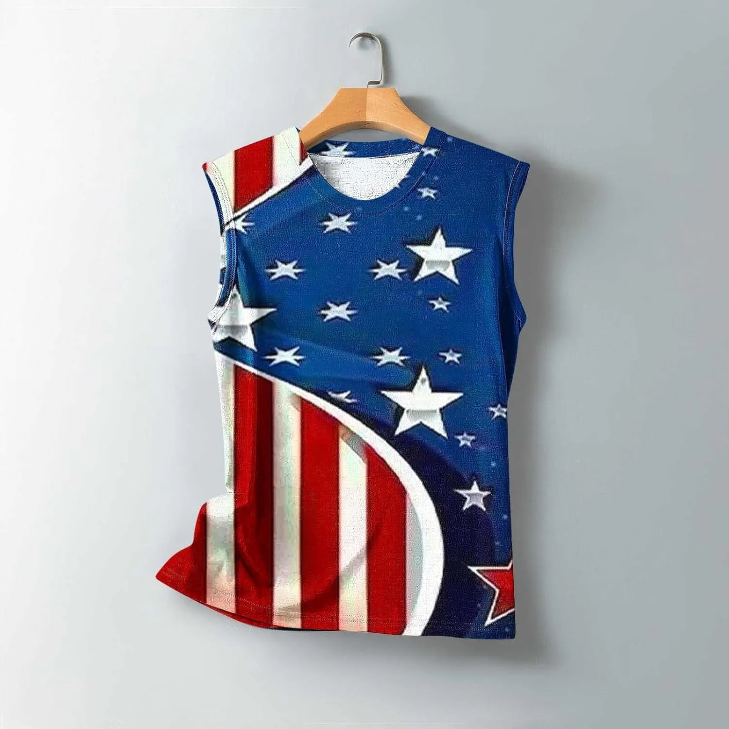 Tank Tops for Women 2025 American Flag Tshirts 4th of July Outfits Sleeveless Summer Casual Independence Shirts