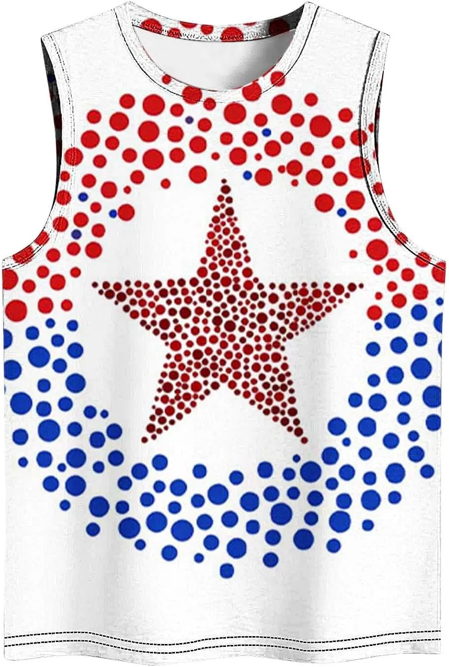 Tank Tops for Women 2025 American Flag Tshirts 4th of July Outfits Sleeveless Summer Casual Independence Shirts
