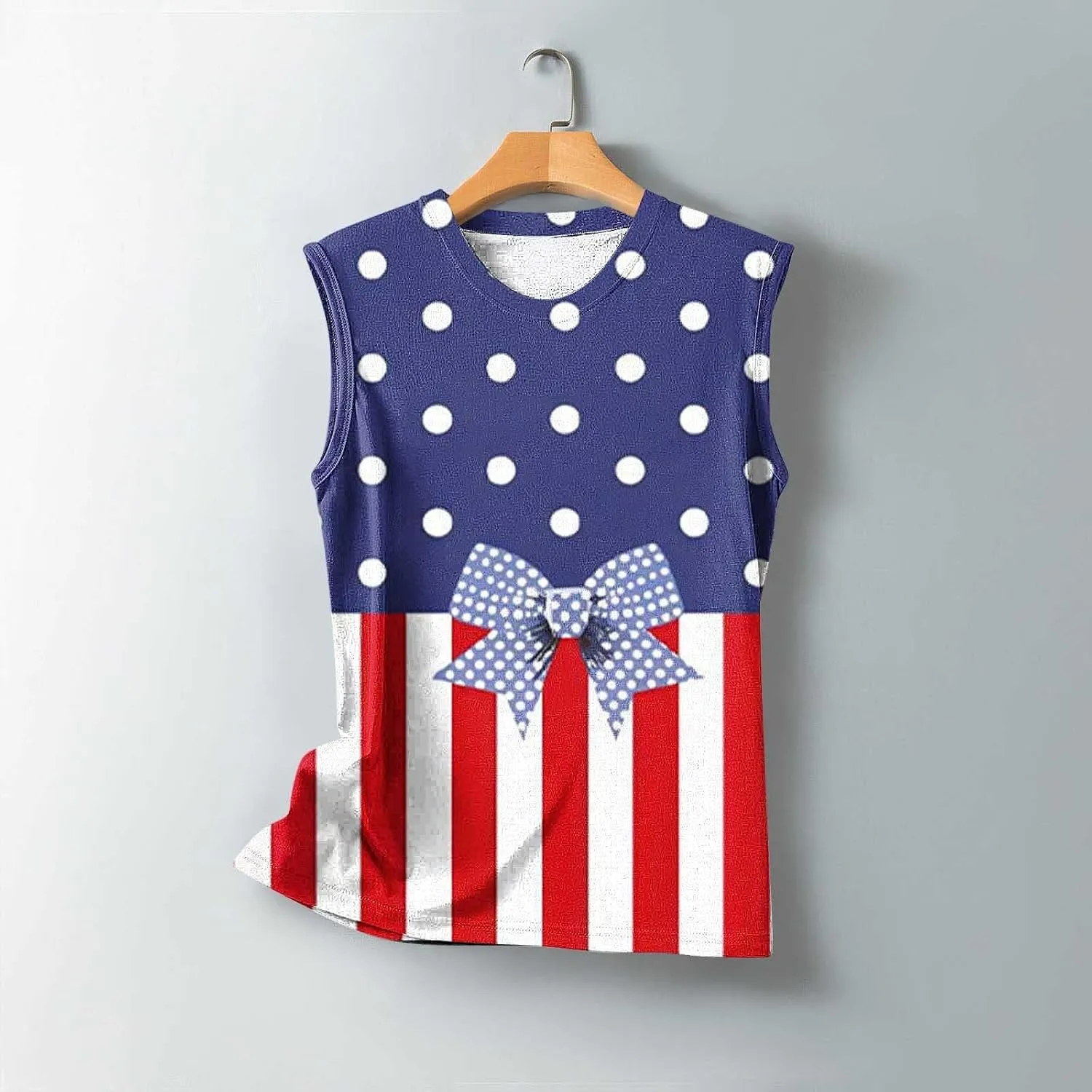 Tank Tops for Women 2025 American Flag Tshirts 4th of July Outfits Sleeveless Summer Casual Independence Shirts