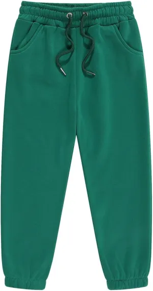 Toddler Boys Aesthetic Sweatpants Drawstring Pockets Plain Kids School Pants Athletic Casual Joggers Elastic Waist