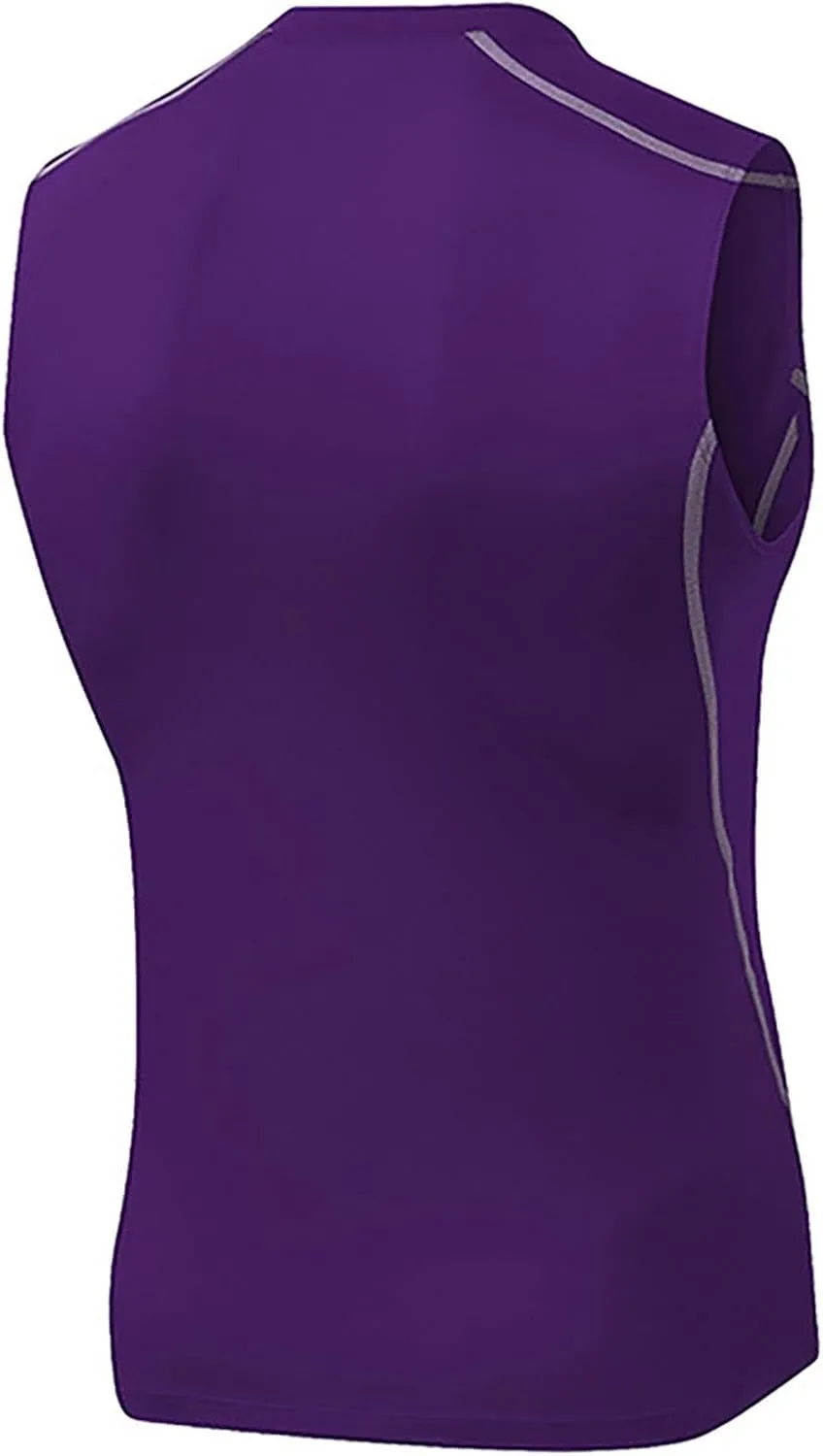 Uillui Mens Compression Shirts Sleeveless Slimming Shaper Vest Gym Workout Muscle Tank Tops Tummy Control Sports Undershirts