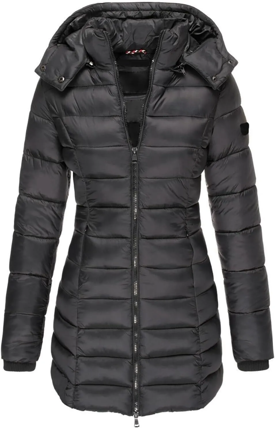 Winter Coats for Women 2024 Warm Jackets Coat Casual Long Sleeve Puffer Jacket Waterproof Thicken Outwear with Hood