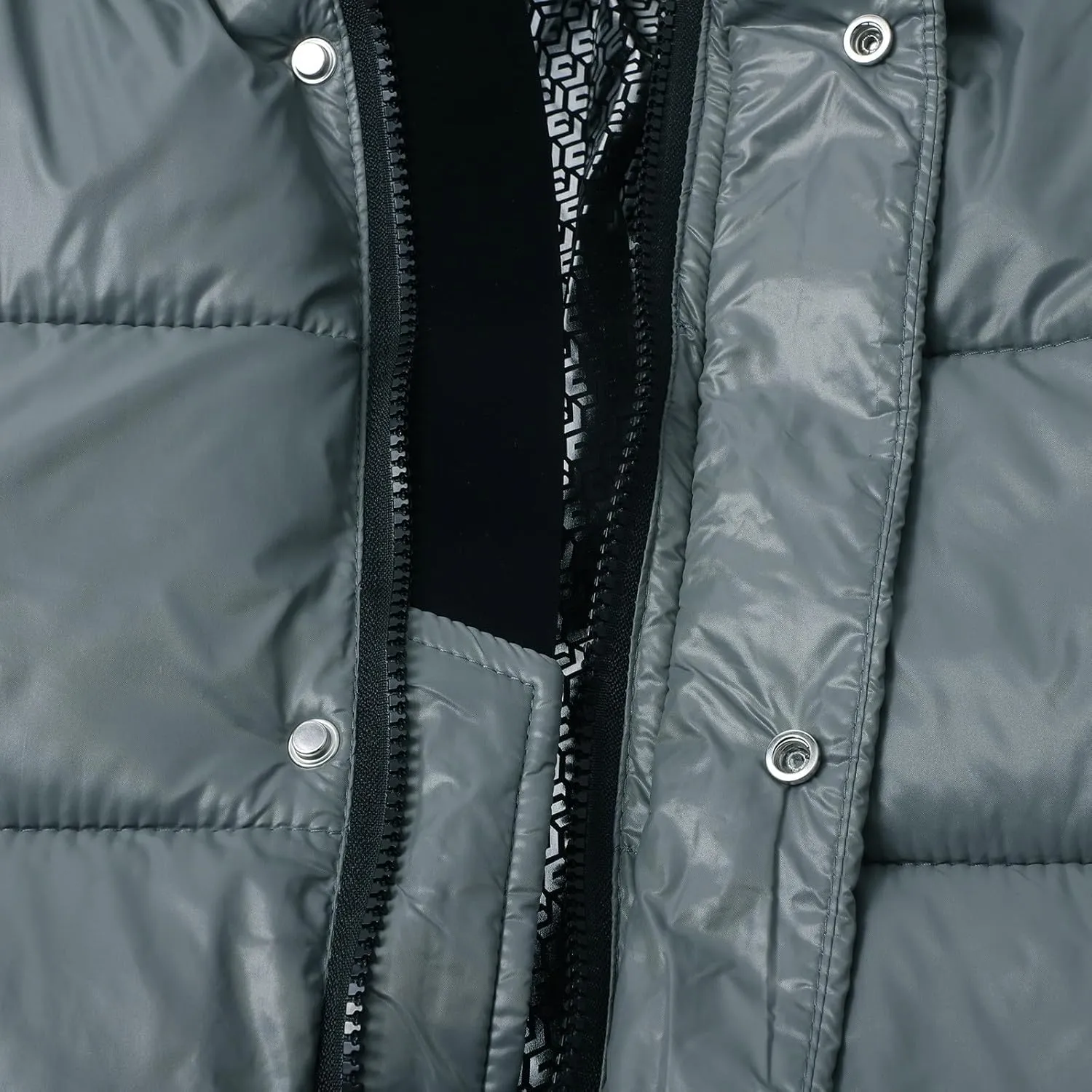 Women Long Quilted Coat Hooded Maxi Length Long Sleeve Puffer Jacket Padded Coat Winter Outerwear