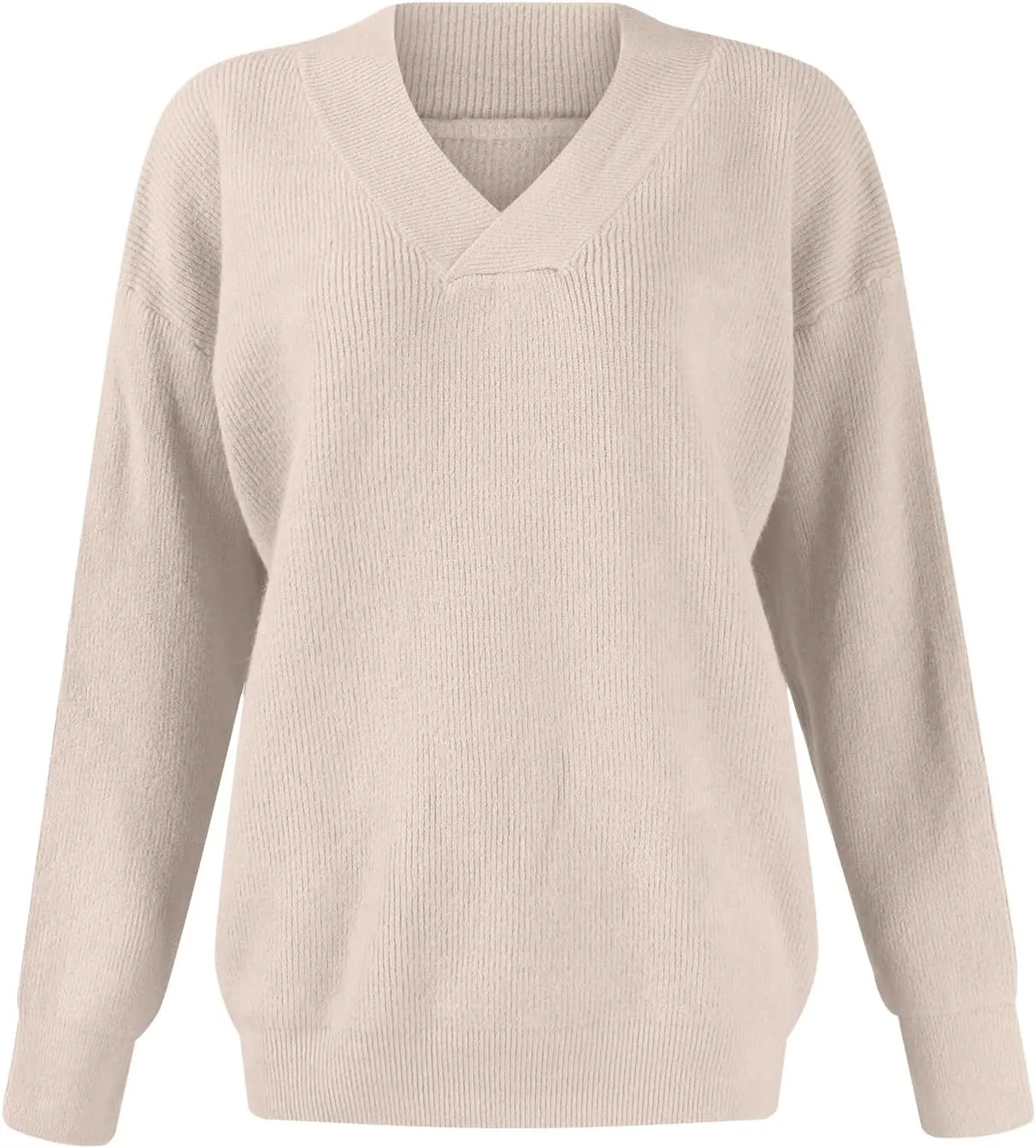 Women Sweaters,Fall Winter Cable Knit Sweater Casual Oversized Sweater Pullover Long Sleeve Crew Neck Solid Color Top