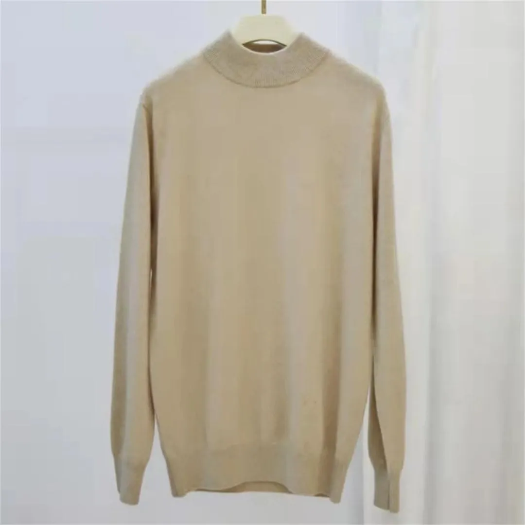 Women Thick Cashmere Sweater Mock Neck Knit Sweaters Pullover Turtleneck Oversized Jumpers