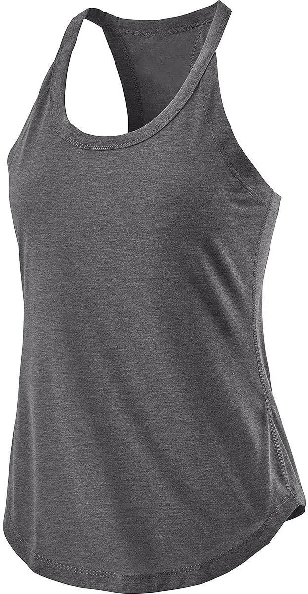 Women Workout Tank Tops Racerback Athletic Shirts Sleeveless Soft Loose Fit Ladies Yoga Running Hiking Clothes