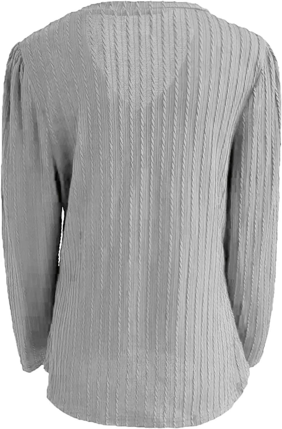 Women's Cable Knit Sweaters Long Sleeve V Neck Blouse Trendy 2024 Solid Color Sweater Tops Ladies Fall Daily Tops