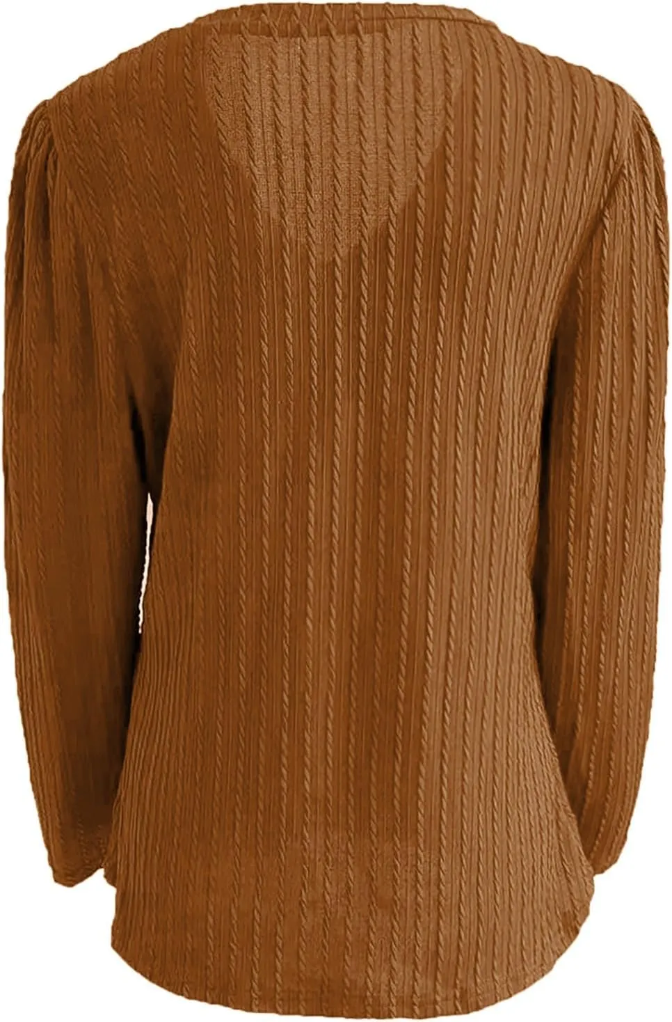 Women's Cable Knit Sweaters Long Sleeve V Neck Blouse Trendy 2024 Solid Color Sweater Tops Ladies Fall Daily Tops
