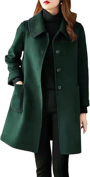 Women's Fall Trench Coat 2025,Casual Fashion Elegant Long Sleeve Outwear Plus Size Hooded With Pockets Jackets Y2k