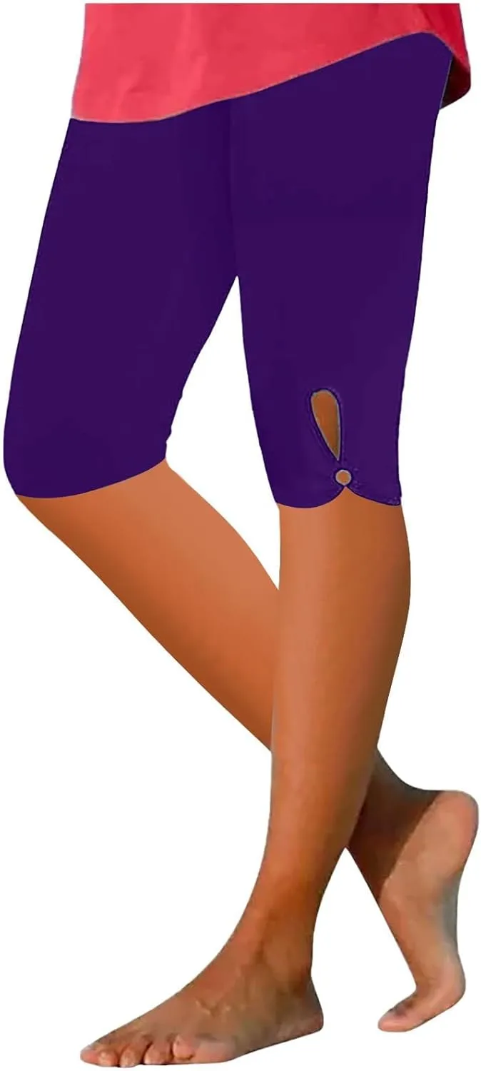 Womens High Waisted Shorts Plus Size Athletic Running Shorts Workout Gym Quick Dry Shorts Solid Skinny Short Pants