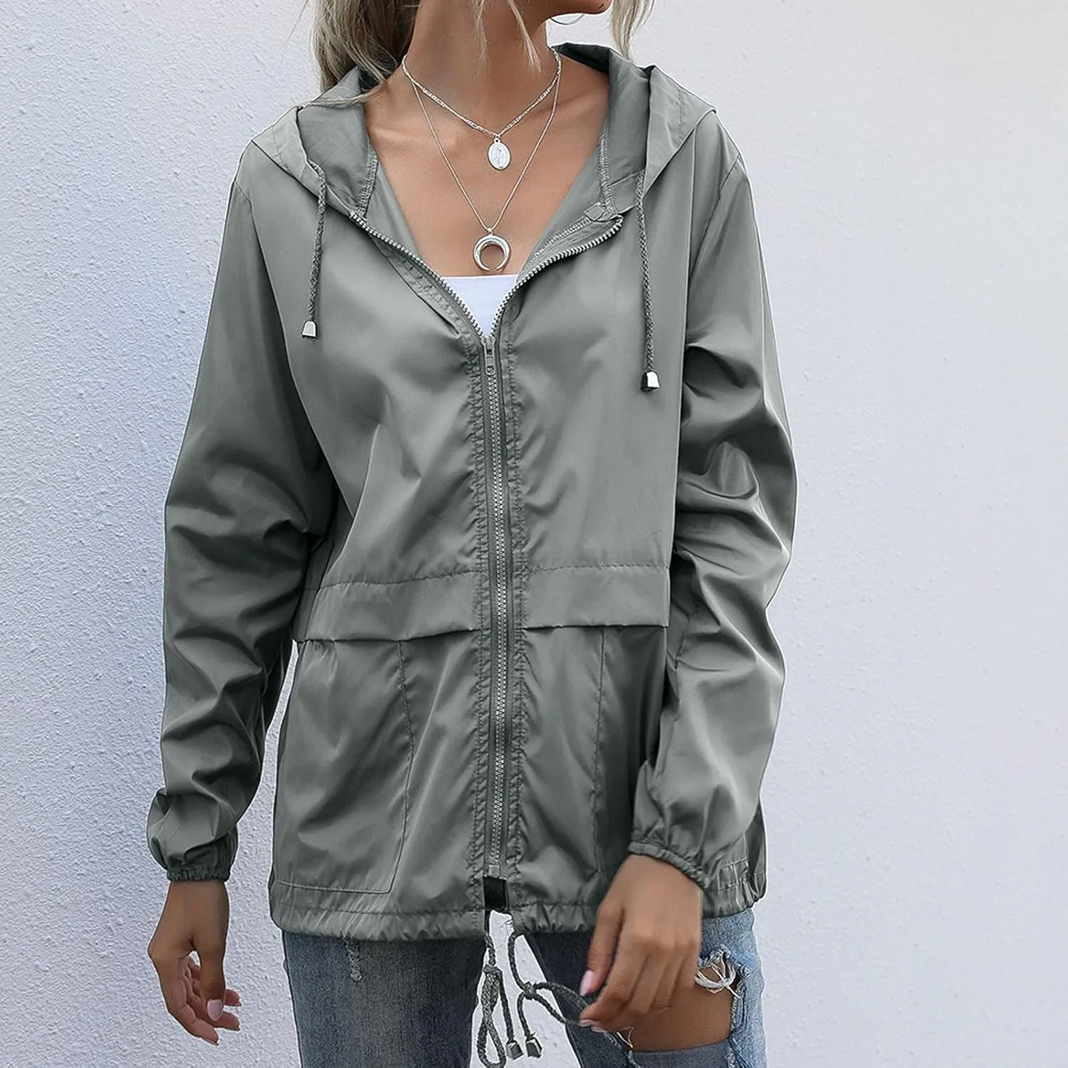 Womens Long Double Breasted Coats Lapel Collar Pea Coat Winter Slim Fit Jackets Trench Coat Outwear
