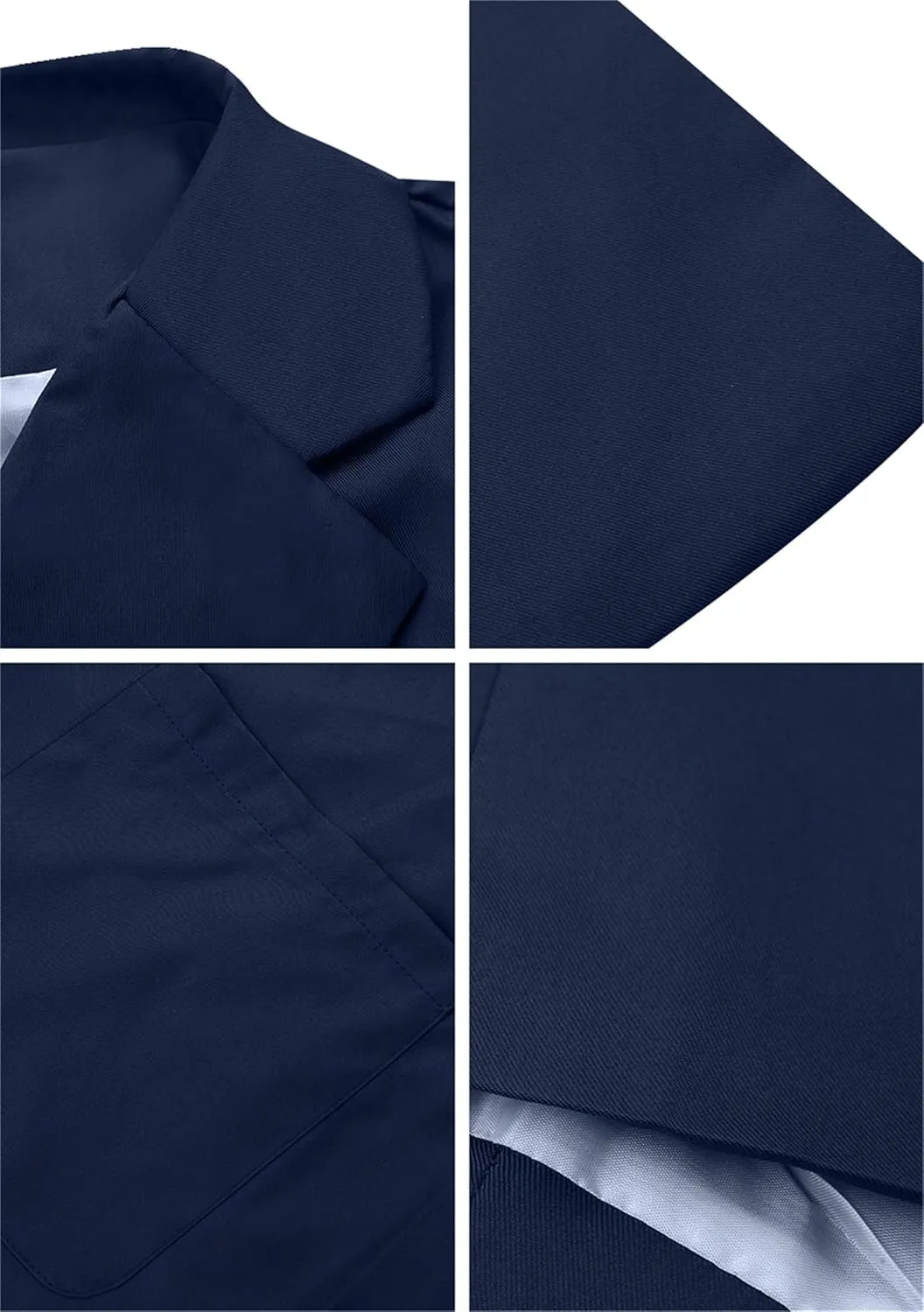 Womens Open Front Long Sleeve Jackets Casual Lapel Collar Blazer Solid Color Loose Fit Outfit Blazer