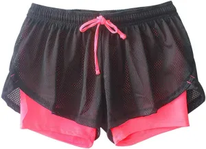 Women's Shorts Comfy Relaxed Fit Running Athletic Loose Solid Quick Dry for Gym Workout Track