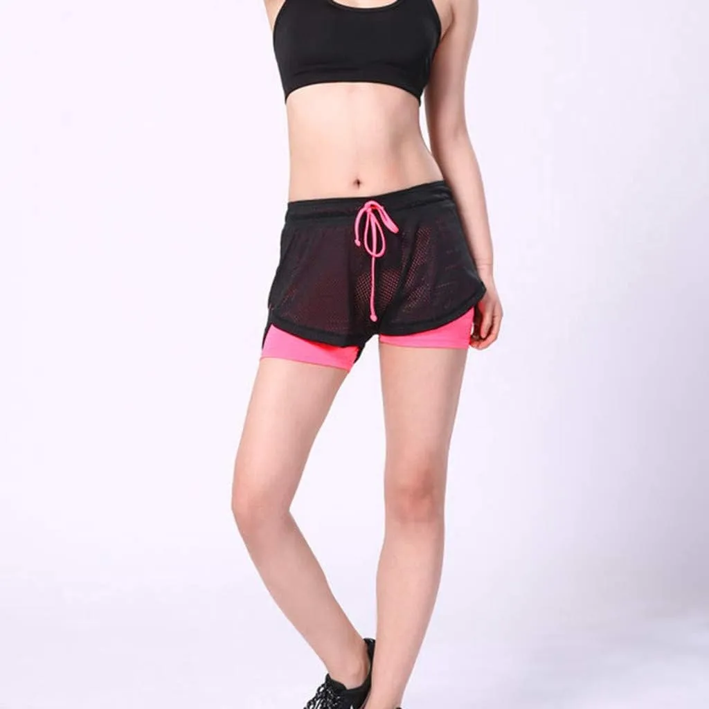 Women's Shorts Comfy Relaxed Fit Running Athletic Loose Solid Quick Dry for Gym Workout Track
